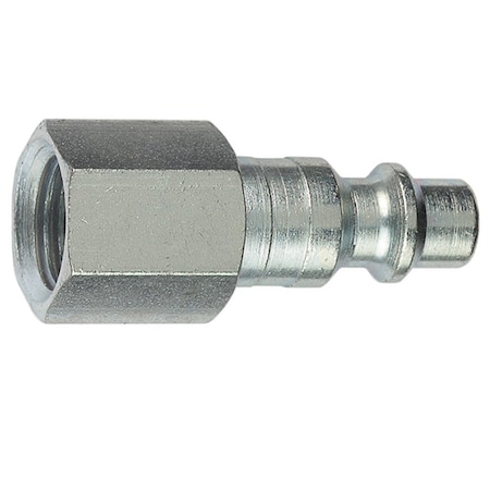 Forney Ind/Milton Style Plug, 1/4 in x 1/4 in FNPT 75238